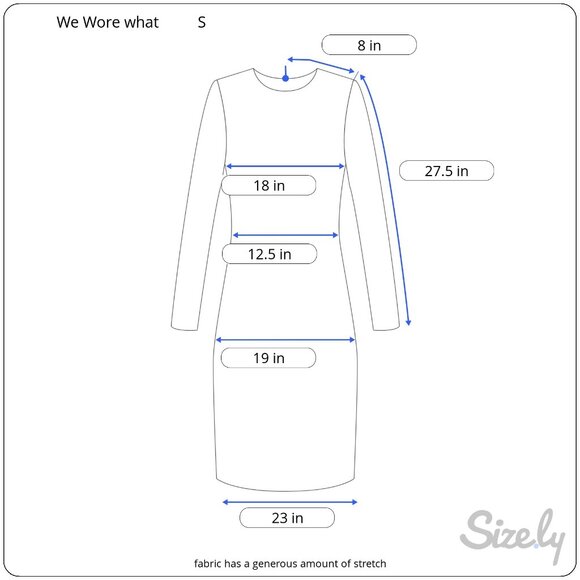 WeWoreWhat Floral Dress, long sleeves, Size S - Picture 9 of 9